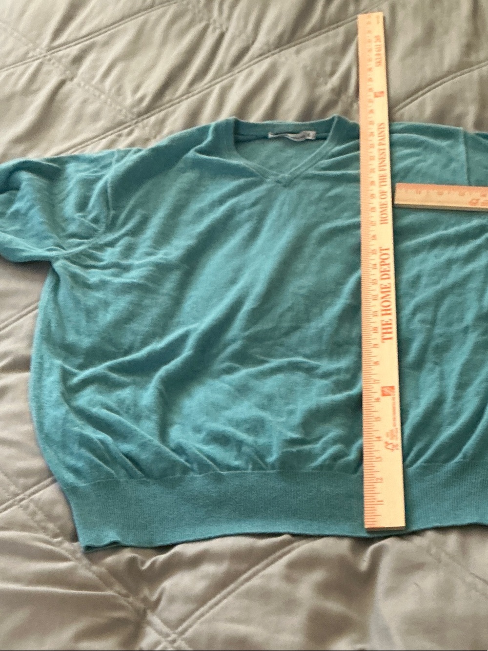 Peter Millar XL Teal V-Neck Sweater